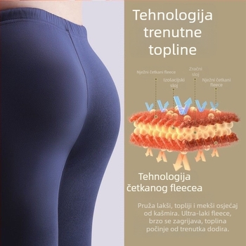 Muške zadebljane tople hlače Muške hlače s flis podstavom od zadebljane pamučne vune Thunderpants Jesenske hlače Muške hlače za veće veličine s podstavom donjeg dijela Zimske hlače