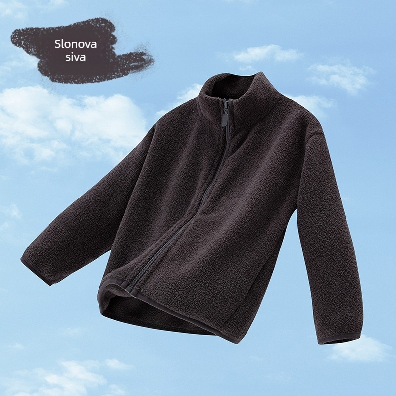 [Obiteljska roditeljska haljina] Mekani! Nuo Ji Ji! Plišani dječji kaput s ovratnikom i stojećim ovratnikom za odrasle, topli wy2301