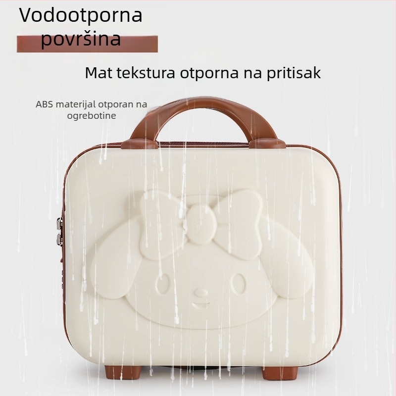 14-inčni muški i ženski dječji kofer s crtanim uzorkom, torba za pohranu, kutija za suvenire, PP kozmetička kutija velikog kapaciteta
