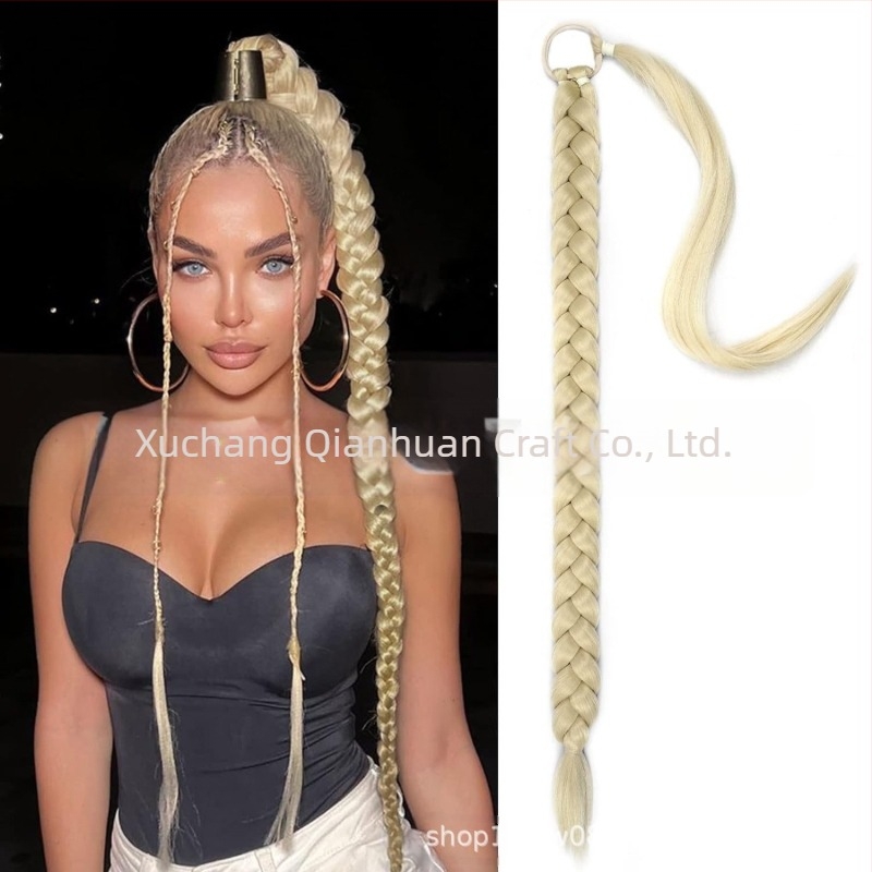 Vanjska trgovina prekogranična pletenica s repom pletenica pletenica Amazon najprodavanija pletenica s tri pramena Pletenica Ponyta