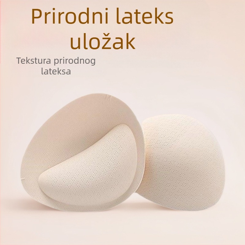 Pamučni lateks ulošci za grudnjak 6 cm zadebljani za nabiranje malih grudi, naglašavanje ljepote leđa, zamjenski spužvasti ulošci, seksi nabiranje