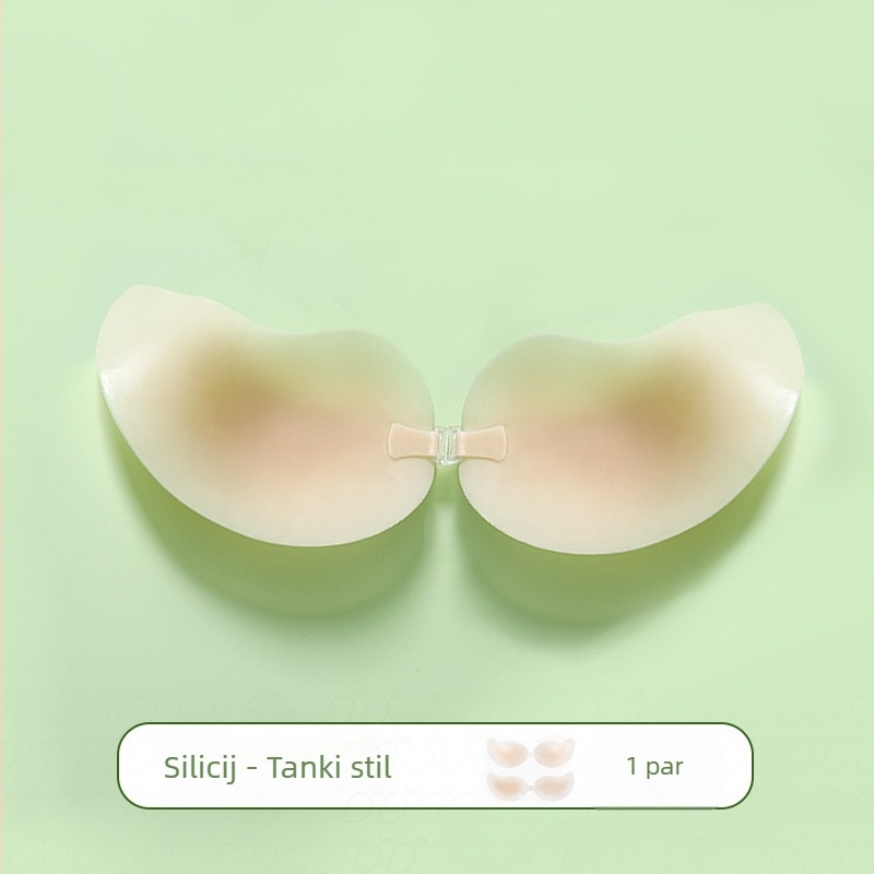 Bona Ness Mango naljepnica za grudi, mala prsa, velika remen za vjenčanicu, nevidljivi grudnjak, ravni grudnjak s nabiranjem za gornji dio, tanka naljepnica za grudi