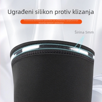 Produžena potpora za tele, košarku, nogomet, sportsku potporu za koljena, trčanje, fitness, zaštitu od sunca, rastezljivu navlaku za jahanje, za muškarce HX004