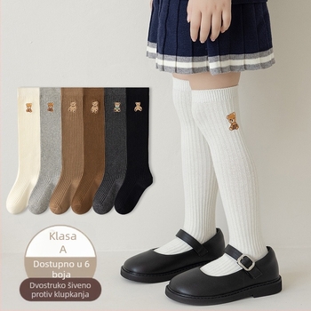 Dječje čarape za proljeće i jesen, djevojčice, dokoljenice u korejskom akademskom stilu, visoke teleće čarape, veleprodaja