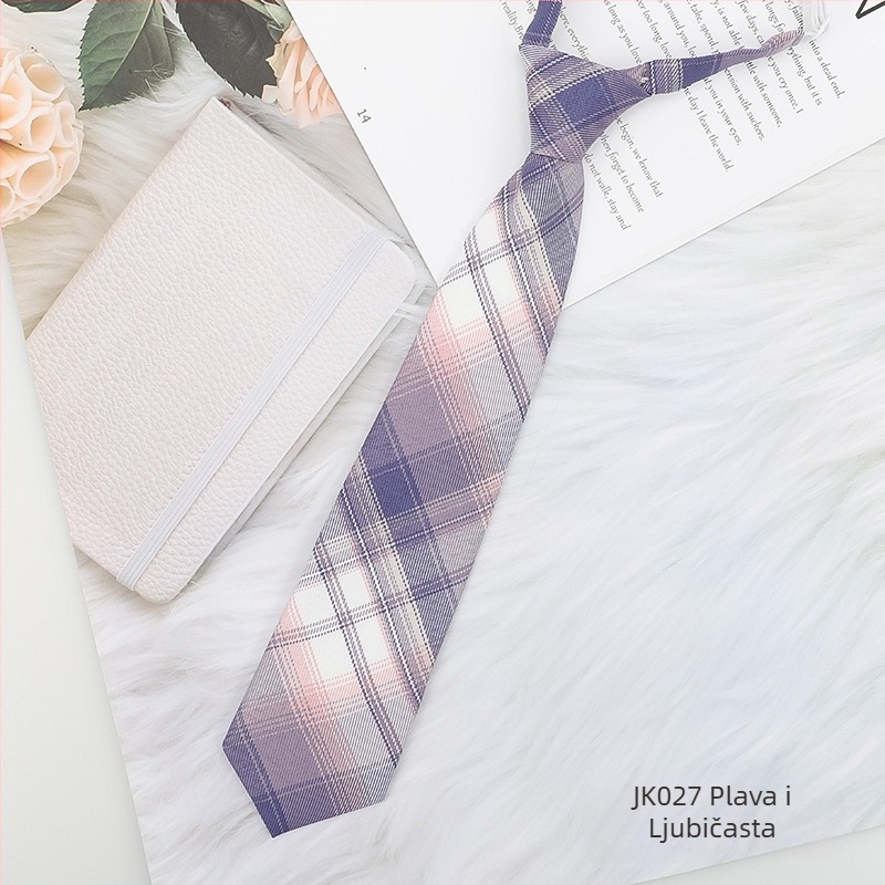 Japanski karirani crni ovratnik s leptir-mašnom, ženski ovratnik s cvjetnim ovratnikom u studentskom stilu, vrpca, JK košulja s mašnom, mornarsko odijelo