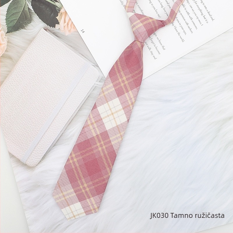 Japanski karirani crni ovratnik s leptir-mašnom, ženski ovratnik s cvjetnim ovratnikom u studentskom stilu, vrpca, JK košulja s mašnom, mornarsko odijelo