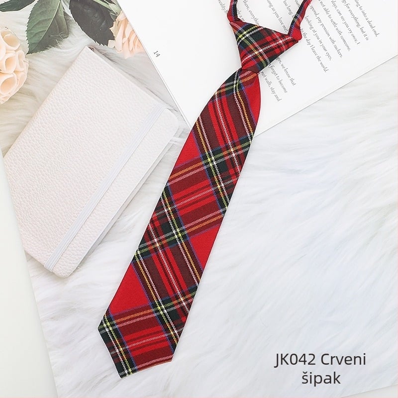 Japanski karirani crni ovratnik s leptir-mašnom, ženski ovratnik s cvjetnim ovratnikom u studentskom stilu, vrpca, JK košulja s mašnom, mornarsko odijelo