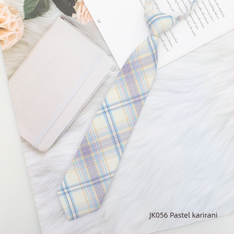 Japanski karirani crni ovratnik s leptir-mašnom, ženski ovratnik s cvjetnim ovratnikom u studentskom stilu, vrpca, JK košulja s mašnom, mornarsko odijelo