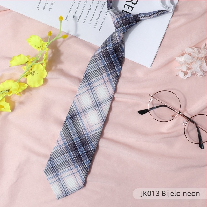 Japanski karirani crni ovratnik s leptir-mašnom, ženski ovratnik s cvjetnim ovratnikom u studentskom stilu, vrpca, JK košulja s mašnom, mornarsko odijelo