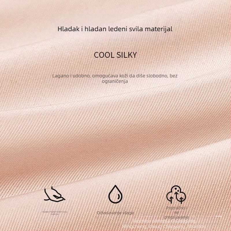 Traceless donje rublje, ljetno tanko žensko podizanje bokova, seksi ledeno svileno trbušno zatezanje, plus size, velika stražnjica, čisti pamuk, antibakterijsko, međunožje