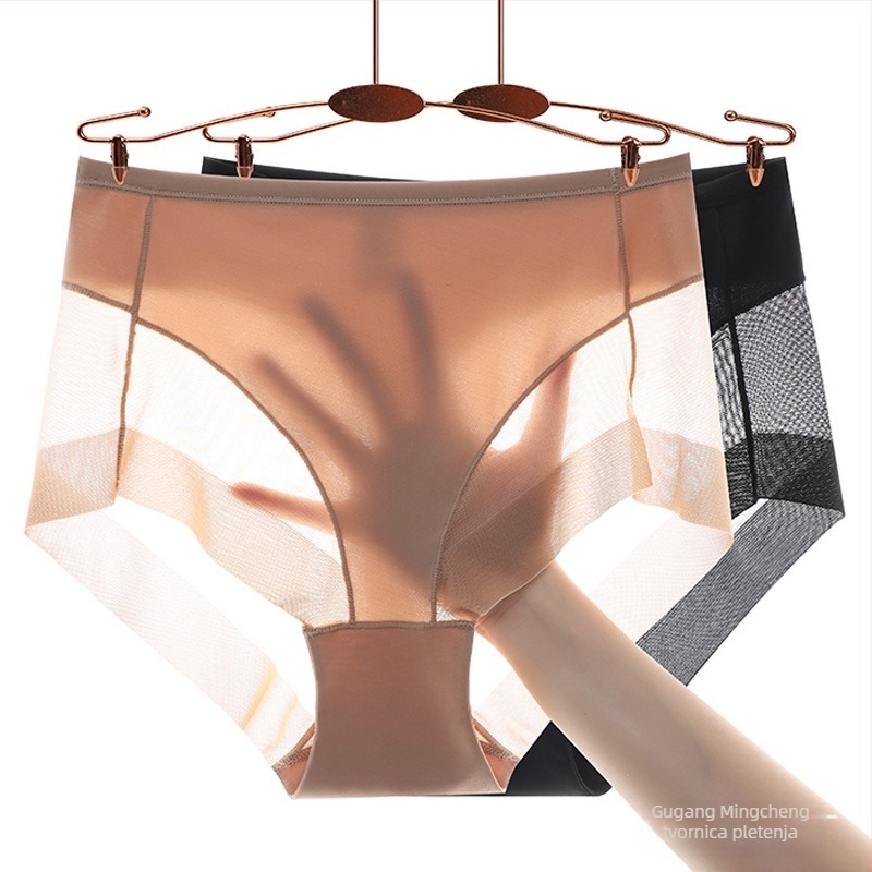 Traceless donje rublje, ljetno tanko žensko podizanje bokova, seksi ledeno svileno trbušno zatezanje, plus size, velika stražnjica, čisti pamuk, antibakterijsko, međunožje