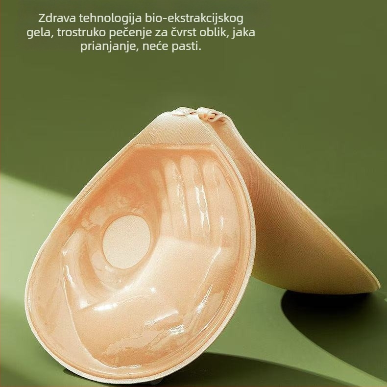 Adamov push-up flaster za grudi protiv širenja, nevidljivi flaster za male grudi, zadebljani i povećani grudnjak s posebnim košaricama za dlanove