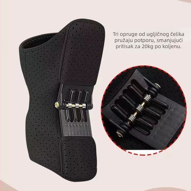 Podesivi pojačivač koljena za zglob koljena, zaštitni pokrov za fiksaciju patele, čučanj, vanjski planinarski štitnik za koljena protiv sudara