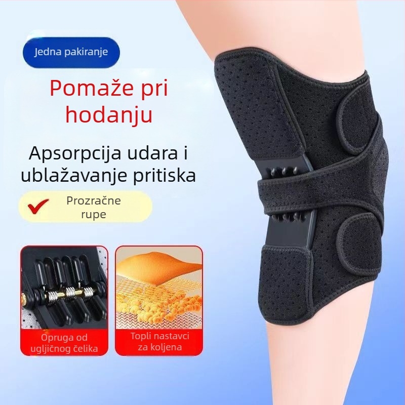Podesivi pojačivač koljena za zglob koljena, zaštitni pokrov za fiksaciju patele, čučanj, vanjski planinarski štitnik za koljena protiv sudara