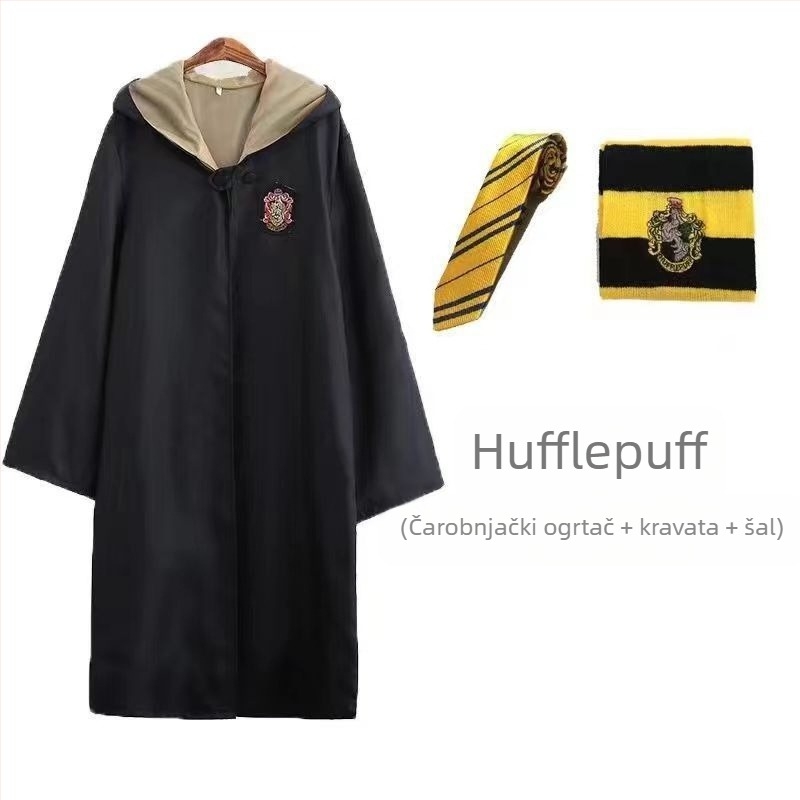 Harry Potter odjeća cos kostim puni set Gryffindor oko dječje čarobne haljine za izvedbu školske uniforme čarobnjačke haljine