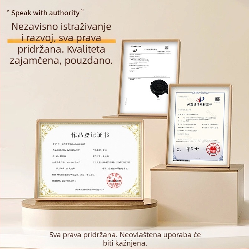 Dom Magnetic Floating Ball Muški sat Kreativni koncept osobnosti Vodootporni modni ručni sat s plutajućim dizajnom