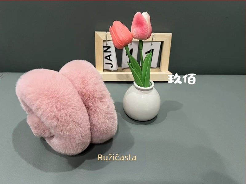 Zimske tople štitnike za uši, ženske, slatke studentske navlake za uši u korejskom stilu, zimske zaštite za uši, plišane štitnike za uši protiv smrzavanja, nesklopive