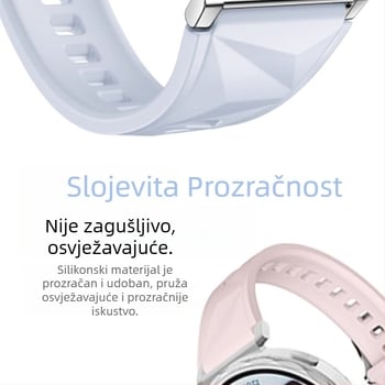 Za Huawei GT5Pro Watch Band Gt4 silikonski remen prilagođen koži gt3watch4 Glory GS4 službeni isti remen za zglob