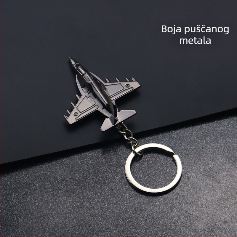Privjesak za ključeve od metala, 3D model zrakoplova, mali zrakoplovni poklon, besplatna provjera