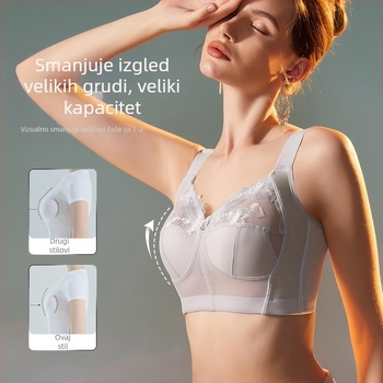 Novo donje rublje za žene, grudnjak bez prstenova, ultra tanki, bucmasti, za djevojčice, pune košarice, velike grudi, mali, podesivi grudnjak