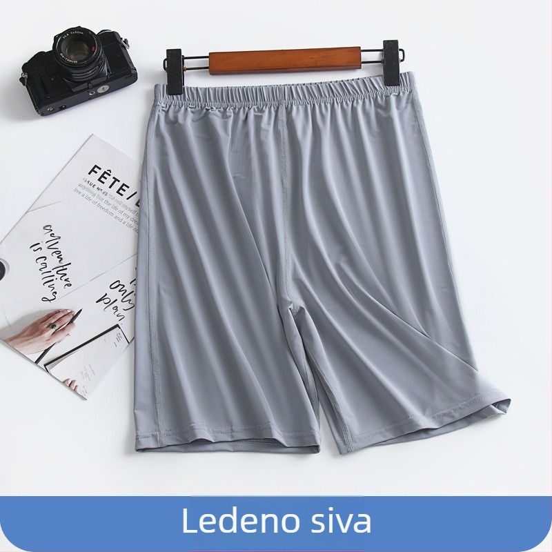 [Tekuća ledena svila] Ljetne nove ultra tanke muške kućne hlače za pidžamu, prozračne, hladne elastične hlače za plažu