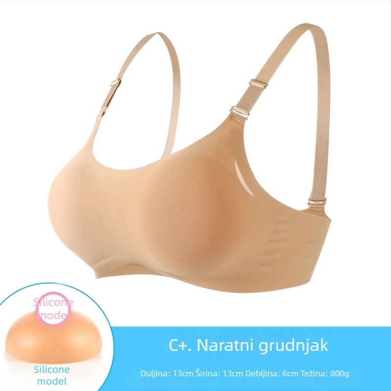 Specijalni protetski grudnjak za sidro za implantate grudi, realistične ženske umjetne grudi, super veliki artefakt poprsja, silikonska polukugla za cosplay