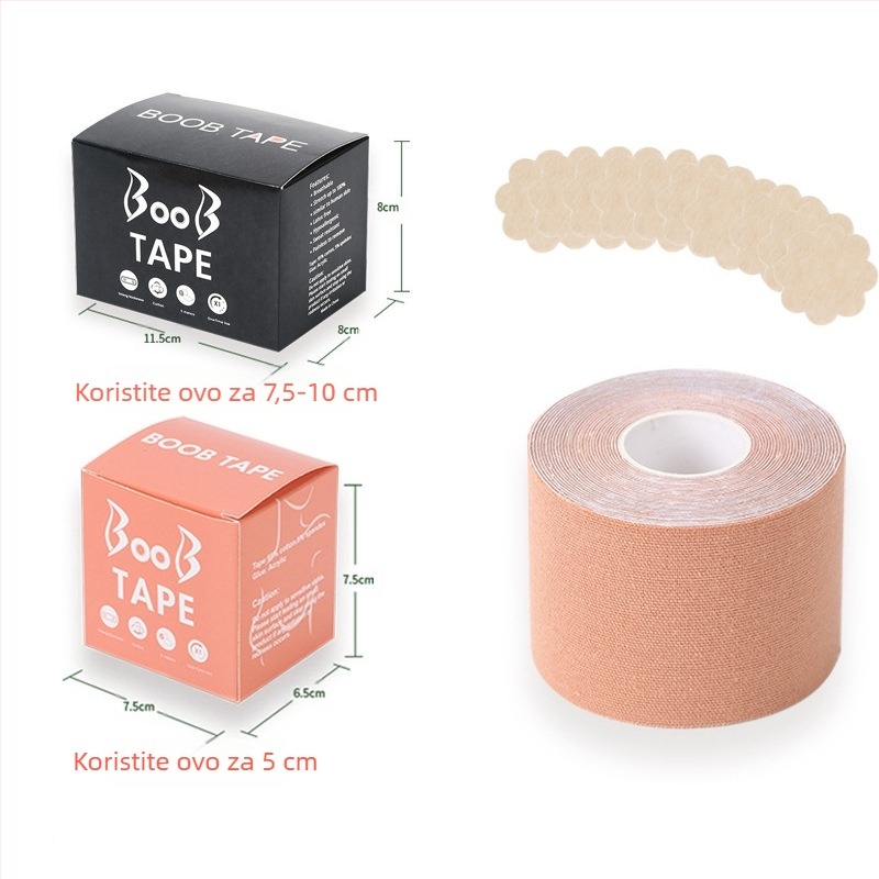 Višenamjenska nevidljiva traka za podizanje grudi, traka za prsa s elastičnom tkaninom, Amazon