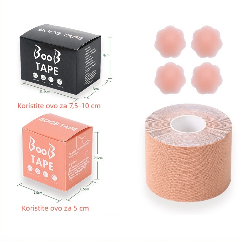 Višenamjenska nevidljiva traka za podizanje grudi, traka za prsa s elastičnom tkaninom, Amazon