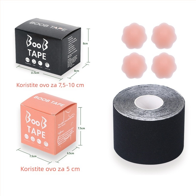 Višenamjenska nevidljiva traka za podizanje grudi, traka za prsa s elastičnom tkaninom, Amazon