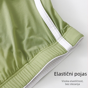 Zhongshan Donje rublje Muške Aro hlače Ljetne ledeno svilene ultra tanke mrežaste sportske hlače Muške široke kućne kratke hlače Muške