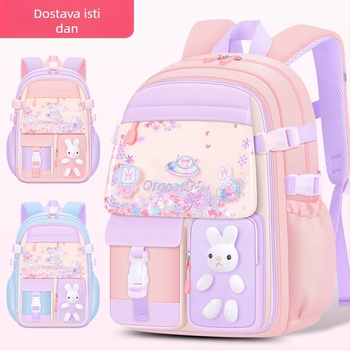 Nova školska torba za djevojčice za osnovnu školu, veleprodajna torba za pijesak velikog kapaciteta, vodoodbojna, dječji ruksak s više džepova