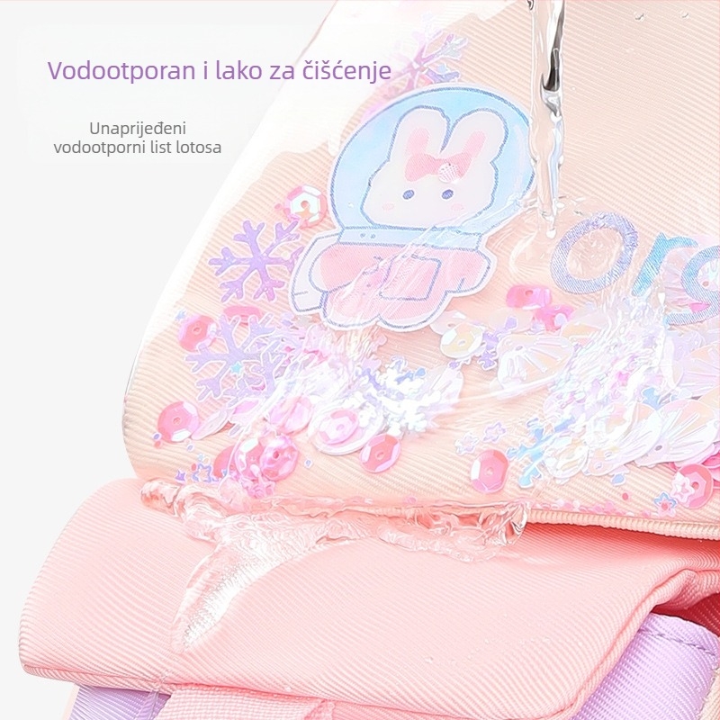 Nova školska torba za djevojčice za osnovnu školu, veleprodajna torba za pijesak velikog kapaciteta, vodoodbojna, dječji ruksak s više džepova