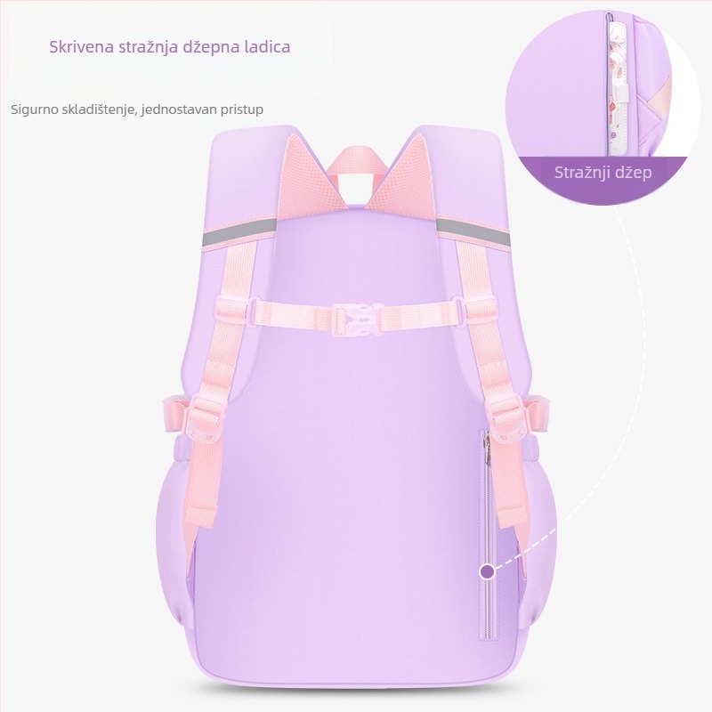 Nova školska torba za djevojčice za osnovnu školu, veleprodajna torba za pijesak velikog kapaciteta, vodoodbojna, dječji ruksak s više džepova