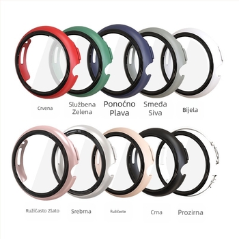 Za novu futrolu za sat Google Pixel, kućište za PC, integriranu zaštitnu futrolu s folijom, mjesto za Google Watch