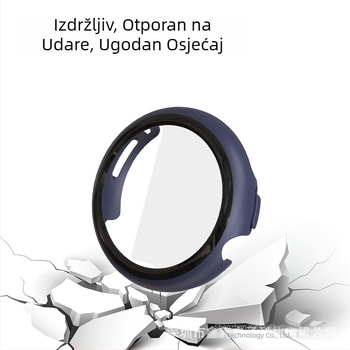 Za novu futrolu za sat Google Pixel, kućište za PC, integriranu zaštitnu futrolu s folijom, mjesto za Google Watch