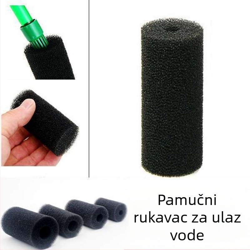 Zaštita dovoda vode od pamuka, filter za akvarij, zaštitna mreža od nehrđajućeg čelika, kristalna pamučna navlaka za škampe, biokemijska pamučna navlaka za uzgoj škampa