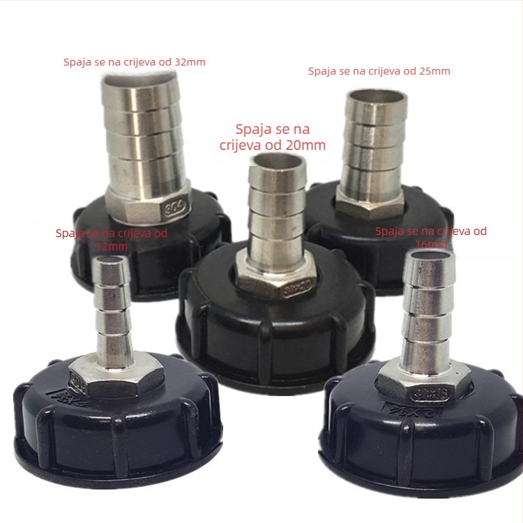 Otporni na kiseline i lužine, otporni na ulje, spojevi za bačve tone, spoj od nehrđajućeg čelika za bačve tone, reduktor od nehrđajućeg čelika 4 minute 6 minuta 1 inč 32