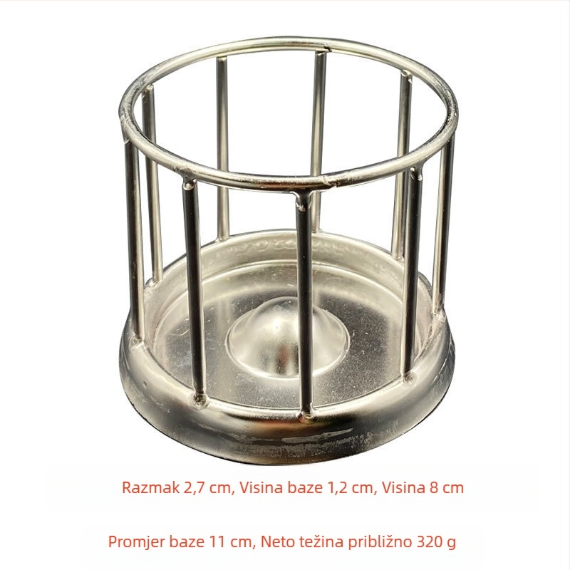 Kutija za hranjenje kornjača, zdjela za hranu, posuda za hranjenje od nehrđajućeg čelika 304, zdjela za penjanje i hranu za kućne ljubimce, prekogranična, namijenjena za na zalihi