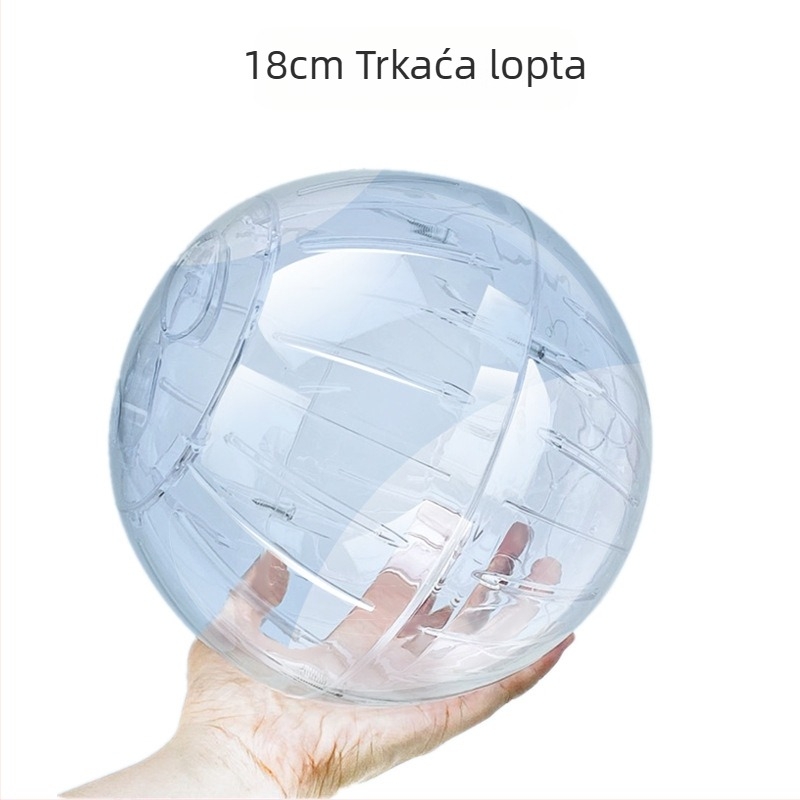 Hrčak srednja prozirna lopta za trčanje 18 cm Zlatni medvjed patuljasta lopta jež vrećica meda vjeverica igračka gornja odjeća