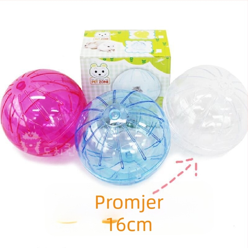 Hrčak srednja prozirna lopta za trčanje 18 cm Zlatni medvjed patuljasta lopta jež vrećica meda vjeverica igračka gornja odjeća