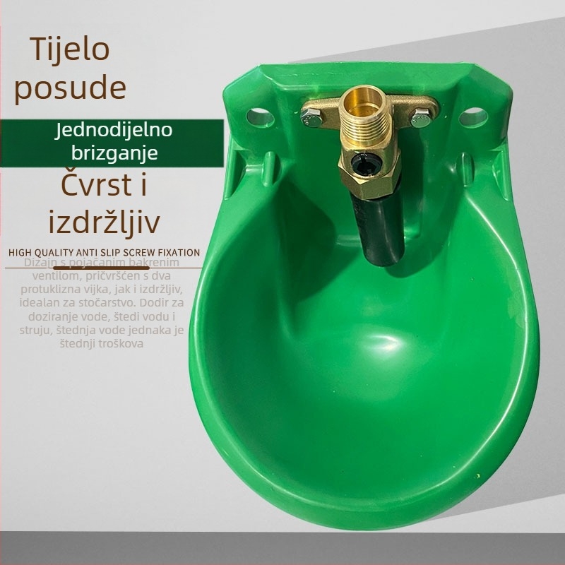 Zdjela za piće ovaca, zadebljana zdjela za vodu, bakreni ventil, automatsko hranjenje pitkom vodom, sudoper za piće s artefaktom, zdjela za amnionsku vodu, automatski uređaj za piće
