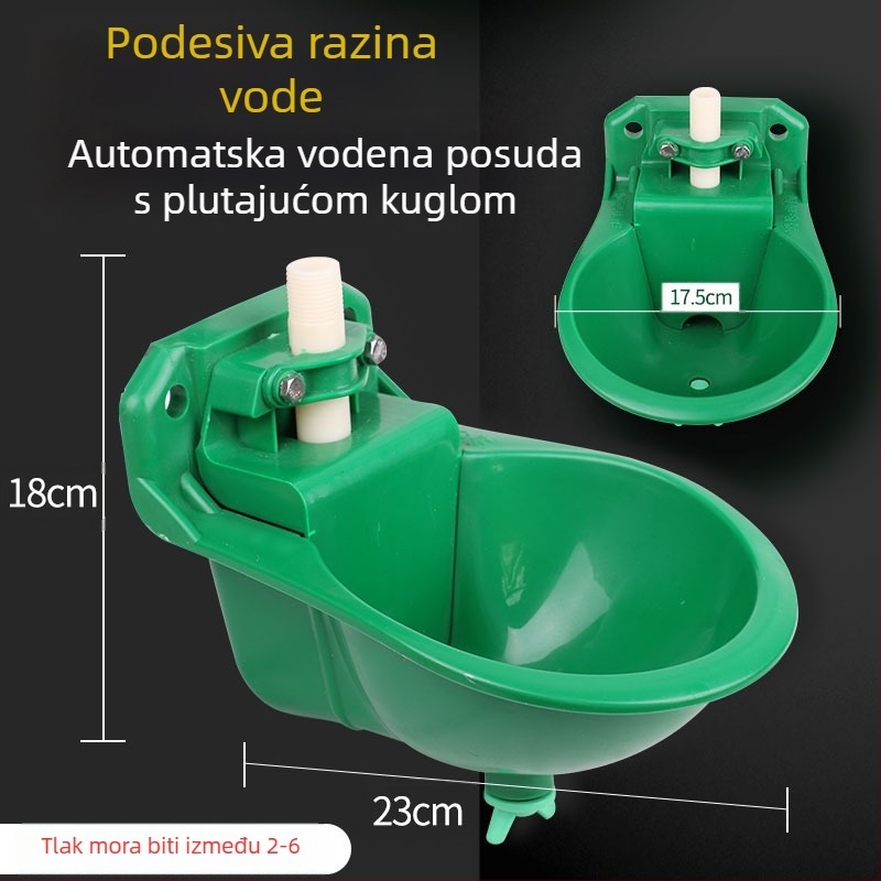 Zdjela za piće ovaca, zadebljana zdjela za vodu, bakreni ventil, automatsko hranjenje pitkom vodom, sudoper za piće s artefaktom, zdjela za amnionsku vodu, automatski uređaj za piće