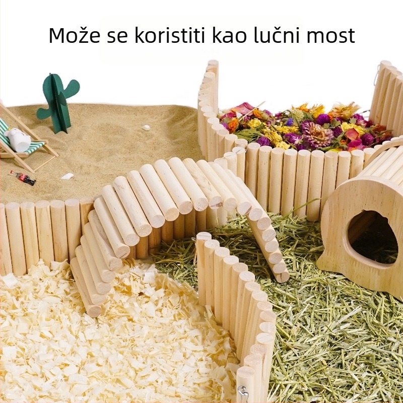 Igračka za male kućne ljubimce, hrčak, pribor za uređenje okoliša, ljuljačka, mala ograda, ljestve, zlatni medvjed, igračke za reljef, višenamjenski pribor