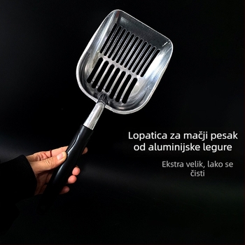 Kućni ljubimci Alati za guljenje metala Lopata za mačji pijesak Lopata za mačji pijesak od nehrđajućeg čelika Veleprodaja