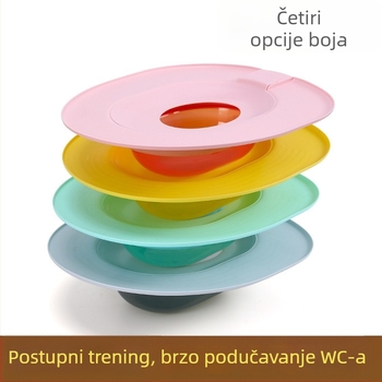 Kutija za pijesak za mačke, veliki dezodorans protiv pijeska, zadebljani WC za početnike, trener za WC za mačke, tvornički outlet