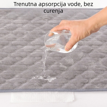 Prekogranična, vruća zimska kratka plišana podloga za pelene za kućne ljubimce, višekratna, periva, vodootporna podloga za pelene za mačke i pse