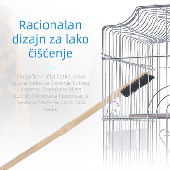 Četka za čišćenje kaveza za ptice Big Brother, drozd, papiga, pribor za kaveze za ptice, zec, zamorac, vjeverica Totoro, četka za čišćenje kaveza za kućne ljubimce