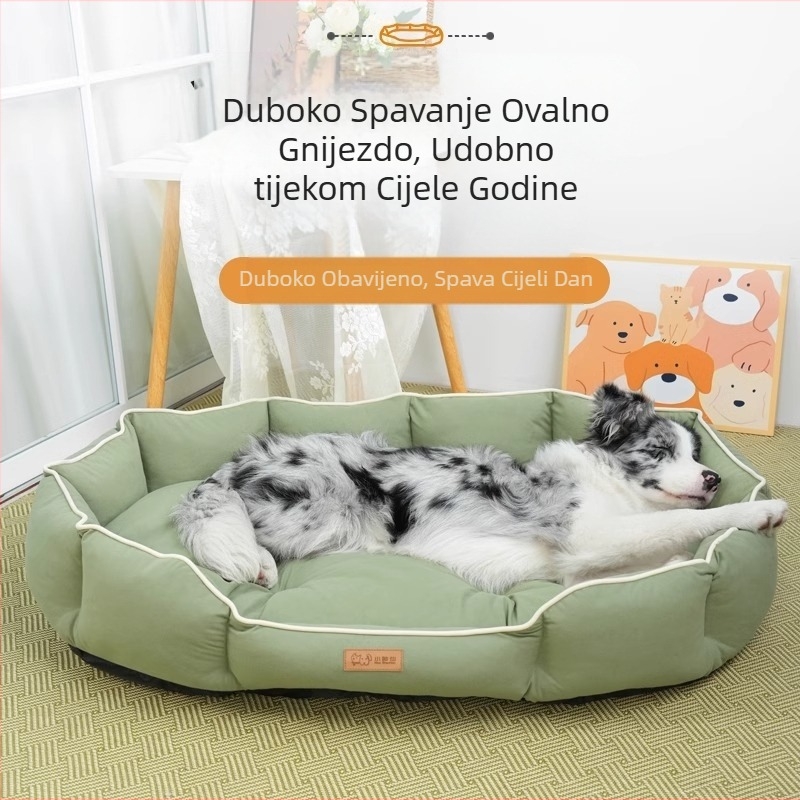 na zalihi Kennel Technology Cloth Scratch Resistant Four Seasons Univerzalna prostirka za mačke Prostirka za spavanje za srednje i velike pse Ovalno gnijezdo za mačke