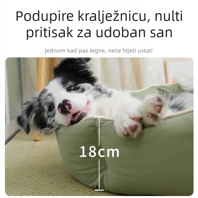na zalihi Kennel Technology Cloth Scratch Resistant Four Seasons Univerzalna prostirka za mačke Prostirka za spavanje za srednje i velike pse Ovalno gnijezdo za mačke