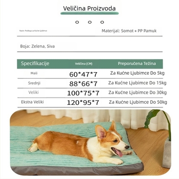 Prostirka za pse, prostirka za spavanje pasa, topla prostirka, prostirka za kavez za mačke, prostirka za spavanje u psećem gnijezdu, Four Seasons Universal